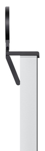 Side view of Belkin iPhone Mount in furthest back position.