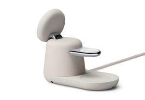 Belkin UltraCharge Dock, folded, MagSafe charging surface at top