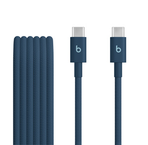 Beats USB-C to USB-C Woven Cable (1.5 m / 5 ft) in Nitro Navy.