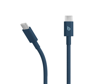 Beats USB-C to USB-C Woven Cable (1.5 m / 5 ft) in Nitro Navy.