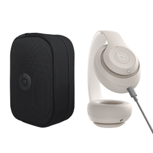 Storage case for Beats Studio Pro Wireless Headphones, with Beats logo.