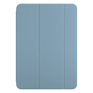 Parte frontal exterior de un Smart Folio azul denim para un iPad Pro