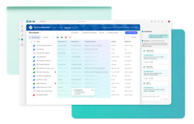 显示 SharePoint 中的文件的电脑屏幕截图