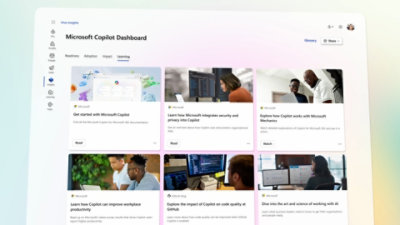 A screenshot of a computer screen displaying the Microsoft Copilot Dashboard.