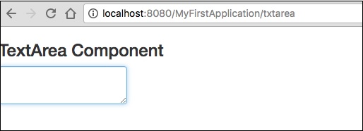 TextArea Component