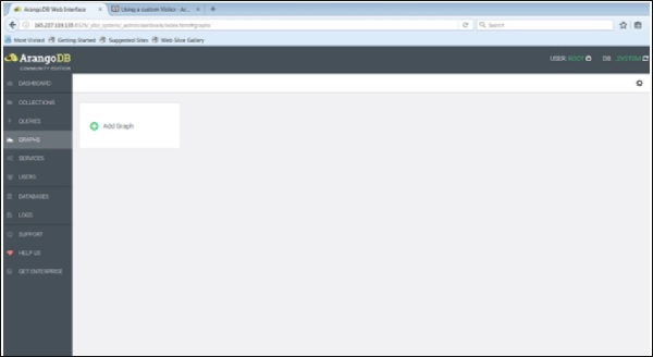 Graph Web Interface
